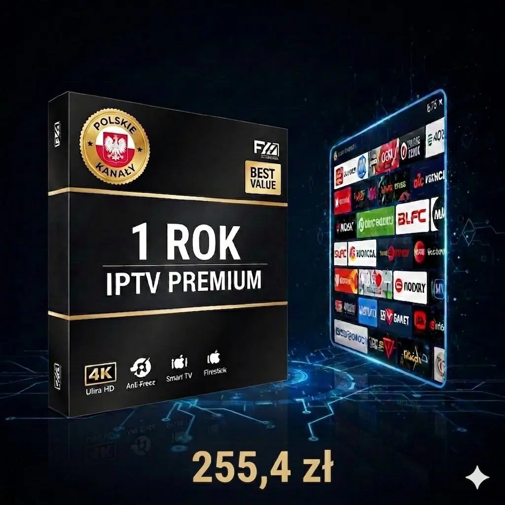 IPTV Polska - 12 Miesięcy Subskrypcja Premium